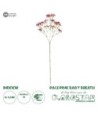 GloboStar® Artificial Garden PALE PINK BRANCH BABY BREATH 21369 Τεχνητό Διακοσμητικό Κλαδί Ροζ Γυψοφίλης Y61cm